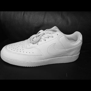 All White Nike Shoes